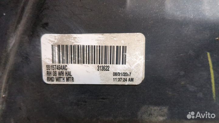 Фара (передняя) правая Jeep Grand Cherokee, 2007