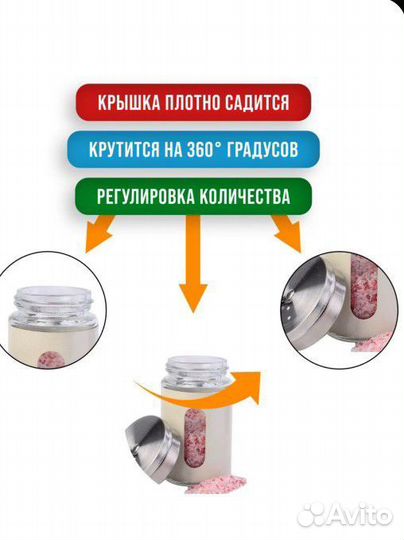 Набор баночек для специй