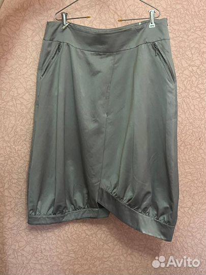 Юбка серая