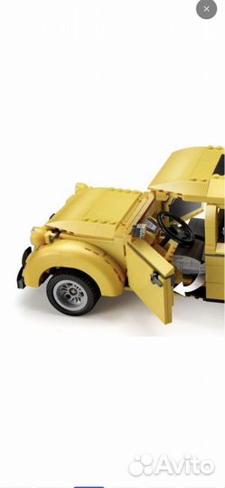 Конструктор cada ретроавтомобиль Citroen 2CV 1/12