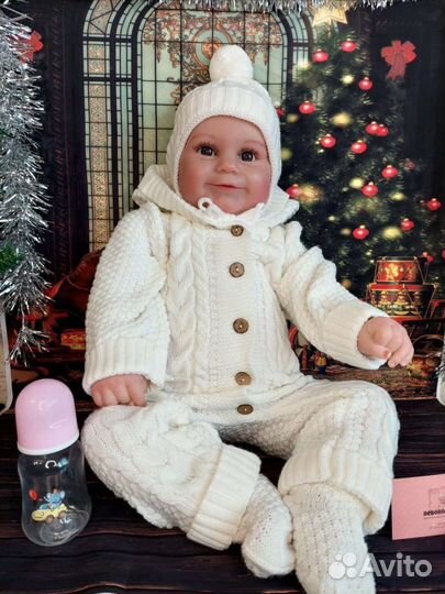 Кукла реборн Юленька, 60-65 см