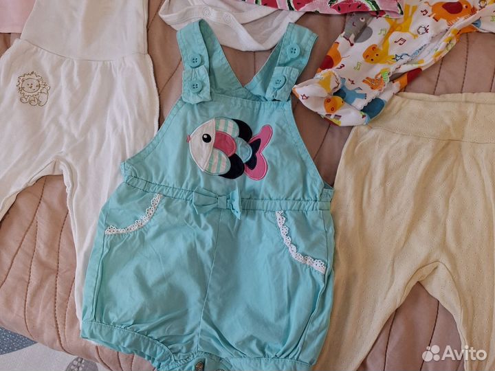 Пакет одежды на девочку 62-68