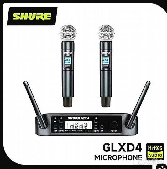 Shure Glxd4 профессиональные радиомикрофоны новые