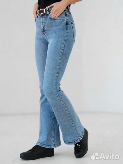 Женские джинсы клеш