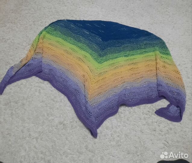 Платок шаль ручная работа