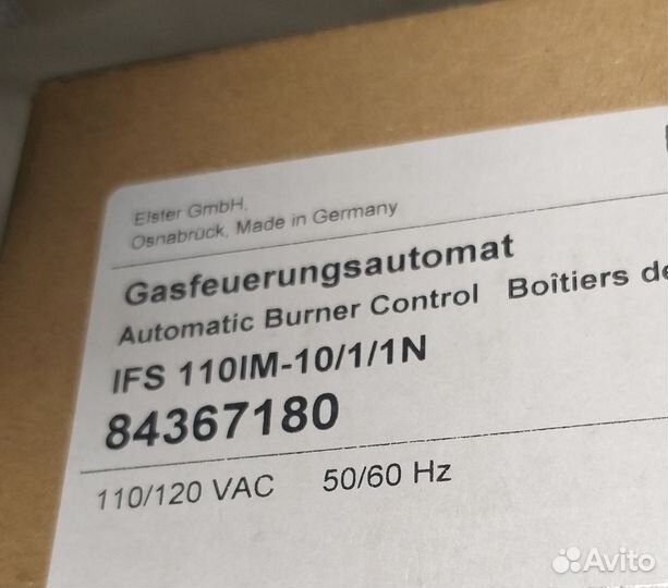 Kromschroder IFS110IM-10/1/1N 84367180