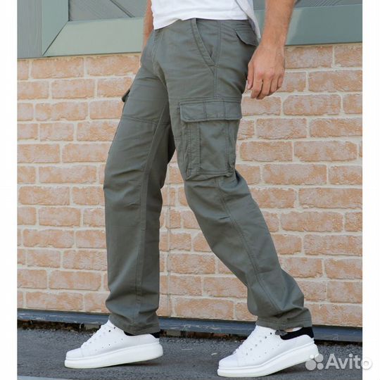 63201Брюки Restart оливковый