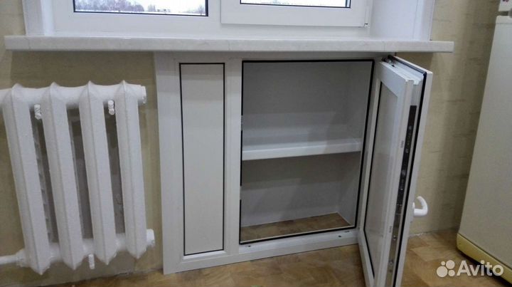 Пвх холодильник под окно