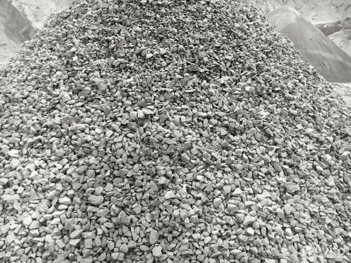 Щебень, песок