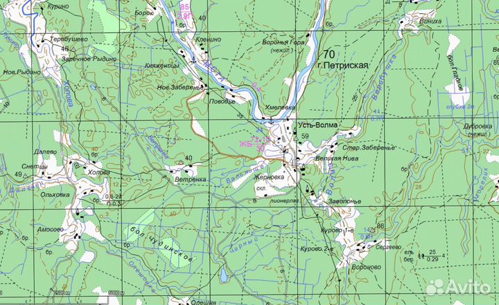 Топографическая карта Новгородской обл для Garmin