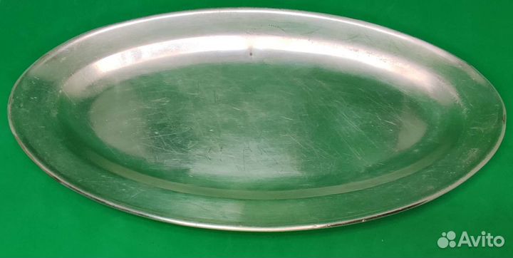 Мельхиор блюдо селëдочница Кольчугино.Посуда СССР