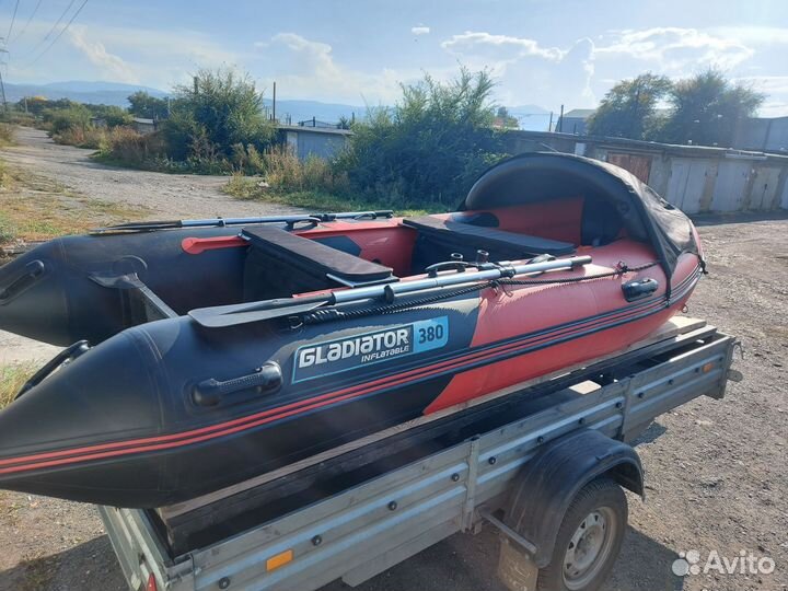 Лодка Gladiator E380 и мотор Sea-Pro OTH 9.9
