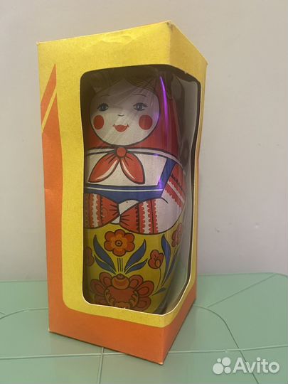 Матрешка заводная СССР
