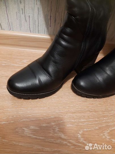 Сапоги зимние, натуральная кожа, 39 размер