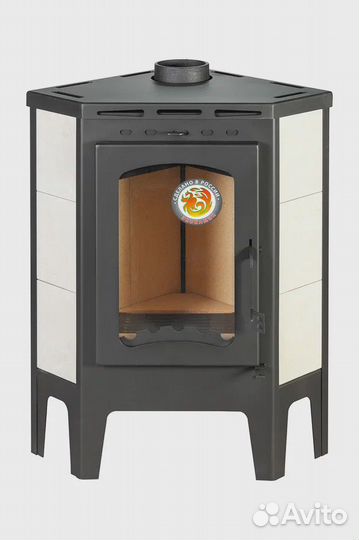 Печь-камин бавария угловой