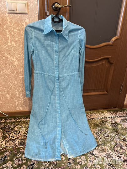 Платье рубашка 44
