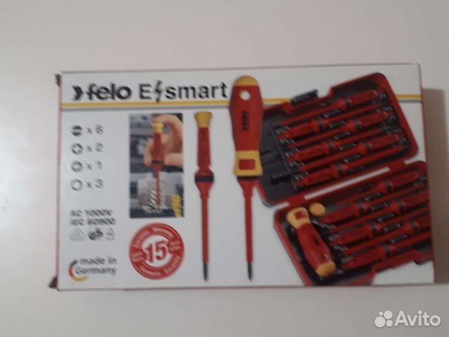 Набор диэлектрических отверток Felo