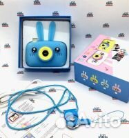 Фотоаппарат Детский зайчик (голубой)