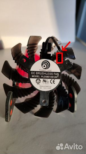 Вентилятор видеокарты Gigabyte PLD08010S12H(EP)