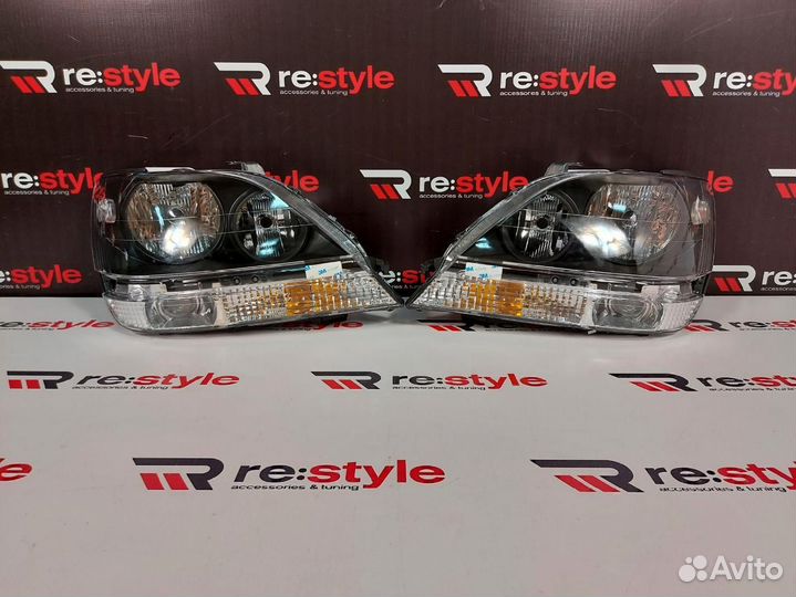 Фары Lexus RX300 1997-2003 Темные S2280