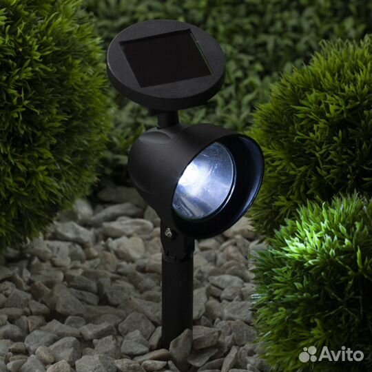 Светильник садовый erauf012-11 3 LED на солнечной