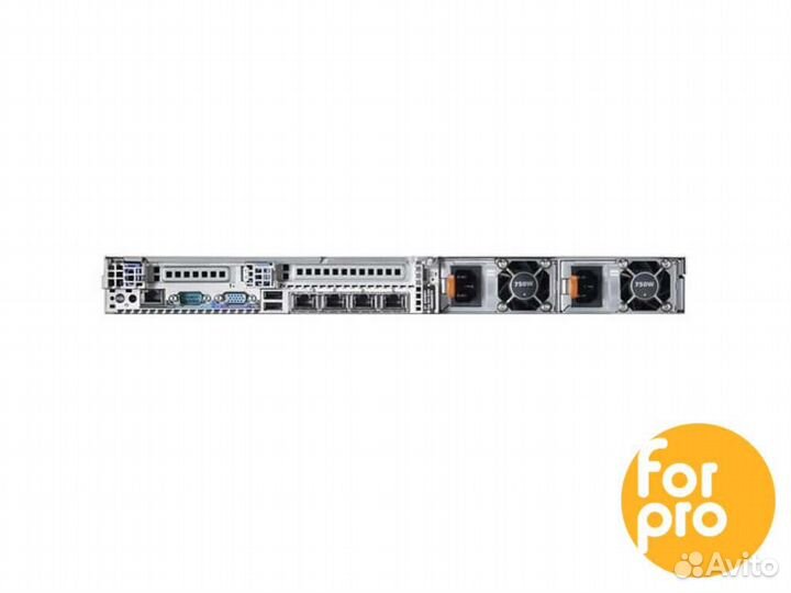 Сервер dell R620 8SFF 2xE5-2650L 160GB, H710