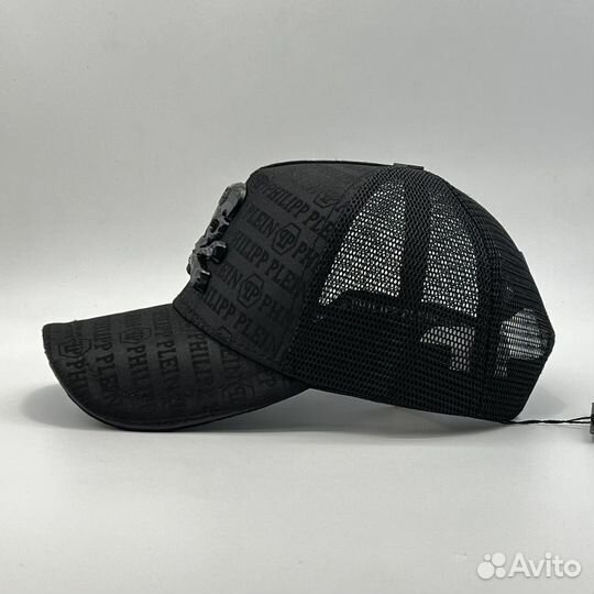 Бейсболка Philipp Plein Череп с сеткой