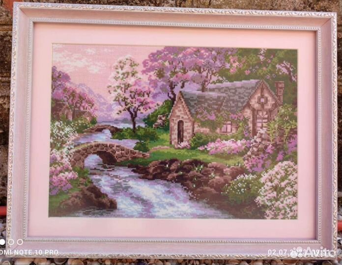 Картина вышитая крестом
