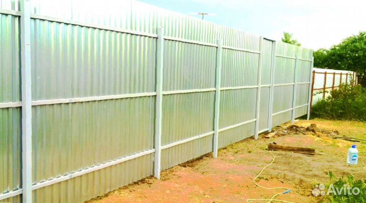 Забор из профнастила