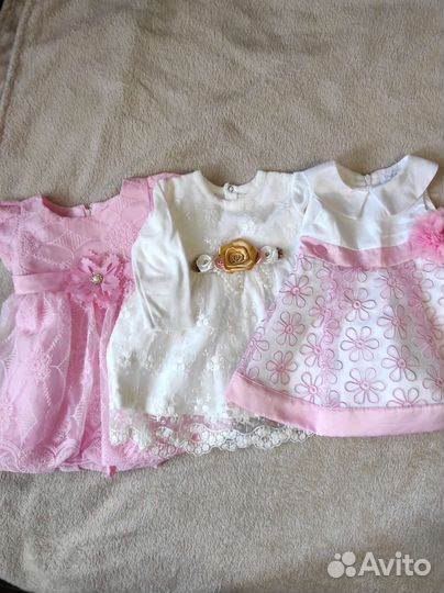 Вещи для девочки пакетом 68-80