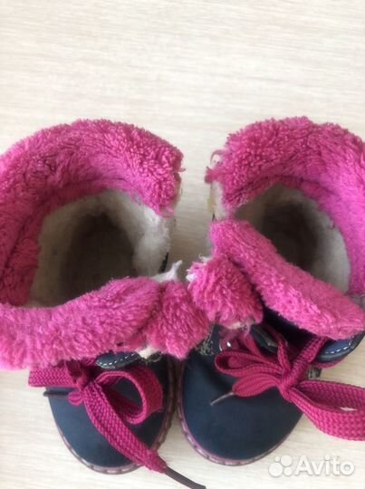 Ботинки утепленные 21 размер