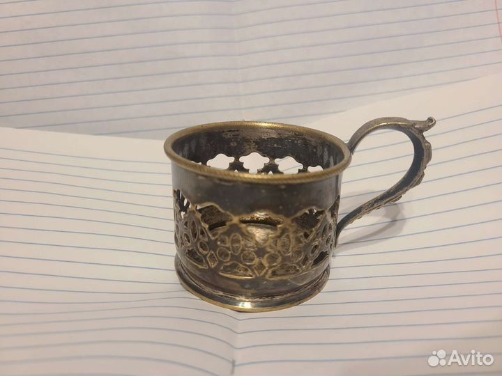 Подстаканники зарубежный и СССР мельхиор