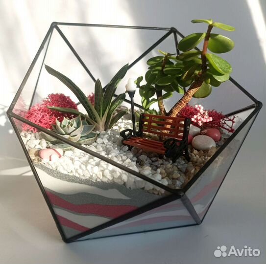 Флорариум, подарок, цветы