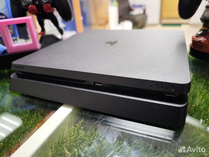 Sony PS4 Slim 1TB(2208) 2 Джоя/1 Диск/50+ Игр еа