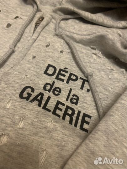 Зип-худи Gallery Dept distress custom opium type