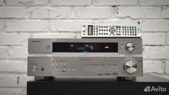 Мощный 7.1 USB Bt ресивер Pioneer VSX-916