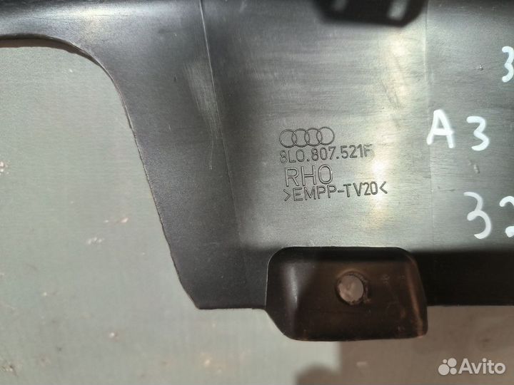 Задний спойлер Audi A3 новый 96- Артикул 32915