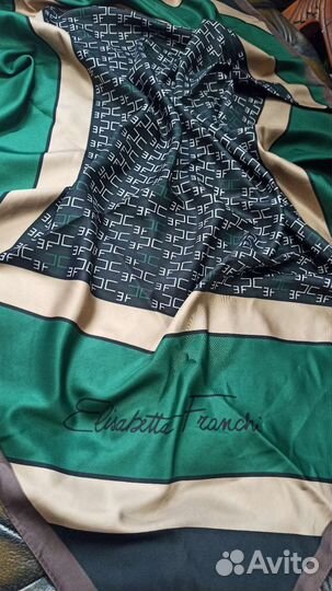 Платок 95 elisabetta franchi шелк италия