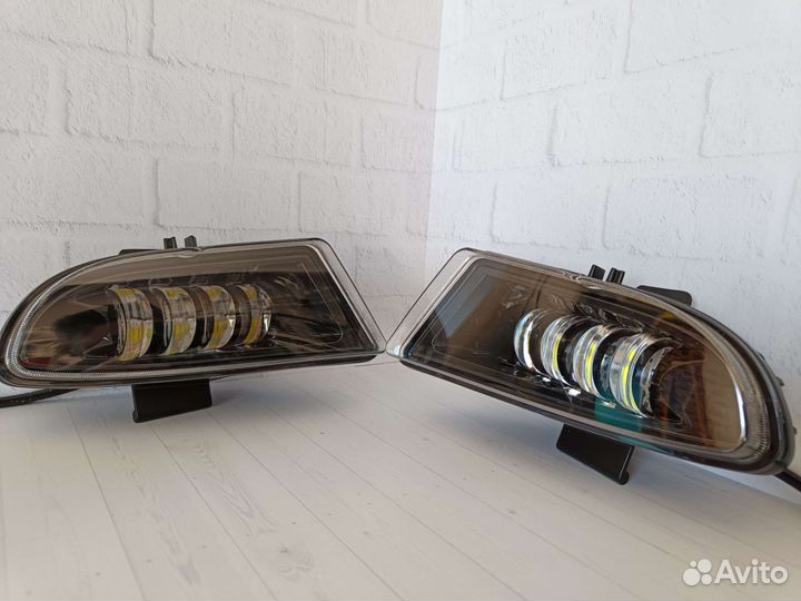 LED противотуманные фары на Hyundai Accent