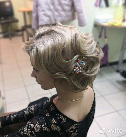 Вечерние причёски,макияж