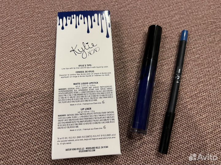 Kylie cosmetics помада и карандаш