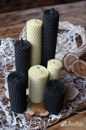 Подарочные наборы / Интерьерные свечи из воска