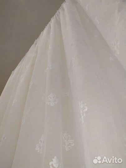 Тюль с рисунком новая