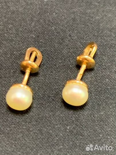 Серьги 585 пробы, р.0