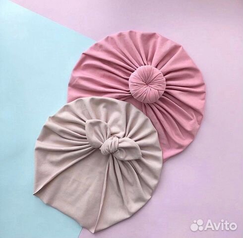 Шапка тюрбан детская для девочек