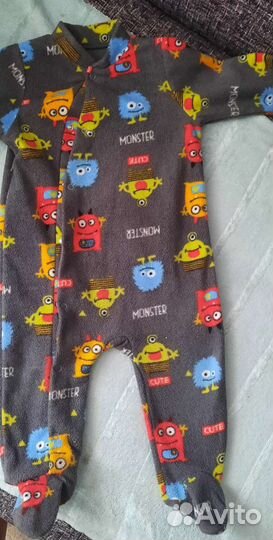 Флисовый комбинезон 80