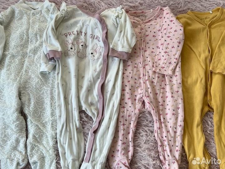 Детские вещи пакетом на девочку 68-74