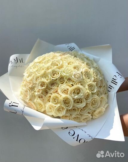 101 роза 40 см, букет роз