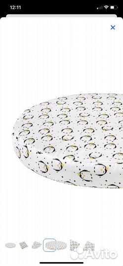 Матрас круглый d75 /простынь /непромокаемый