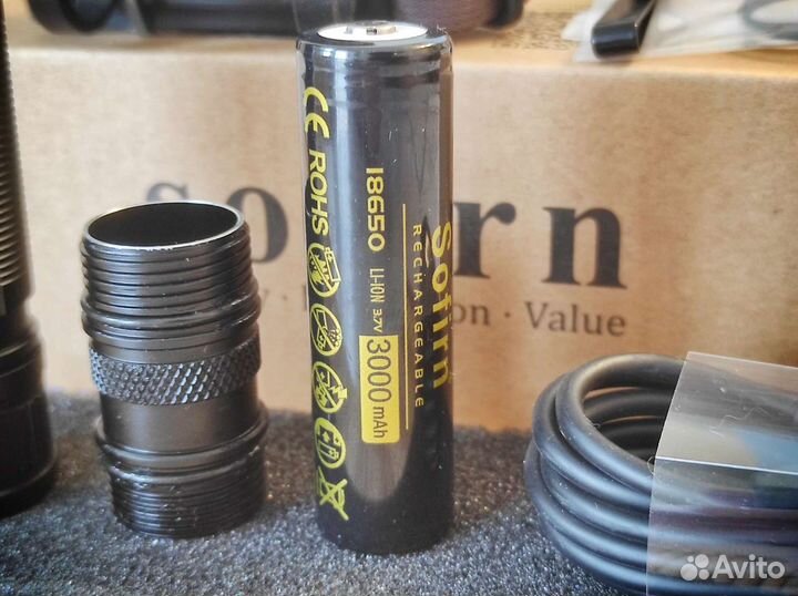 Фонарь налобный Sofirn HS40 с аккумулятором